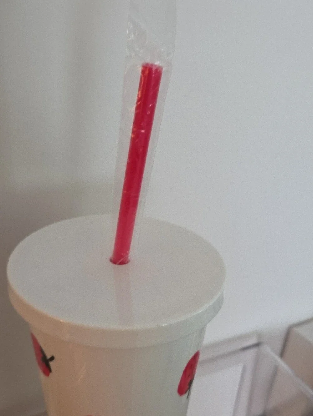 Kate Spade Drink Cup/Tumbler with Strawberry Accents...NWT